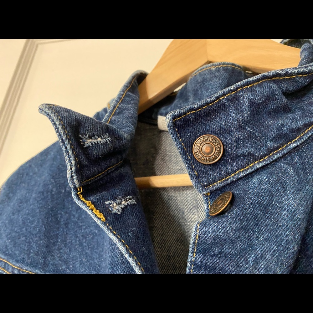Vtg Levis Denim Vest - image 3